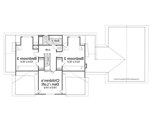 Second Floor image of SULLIVAN House Plan
